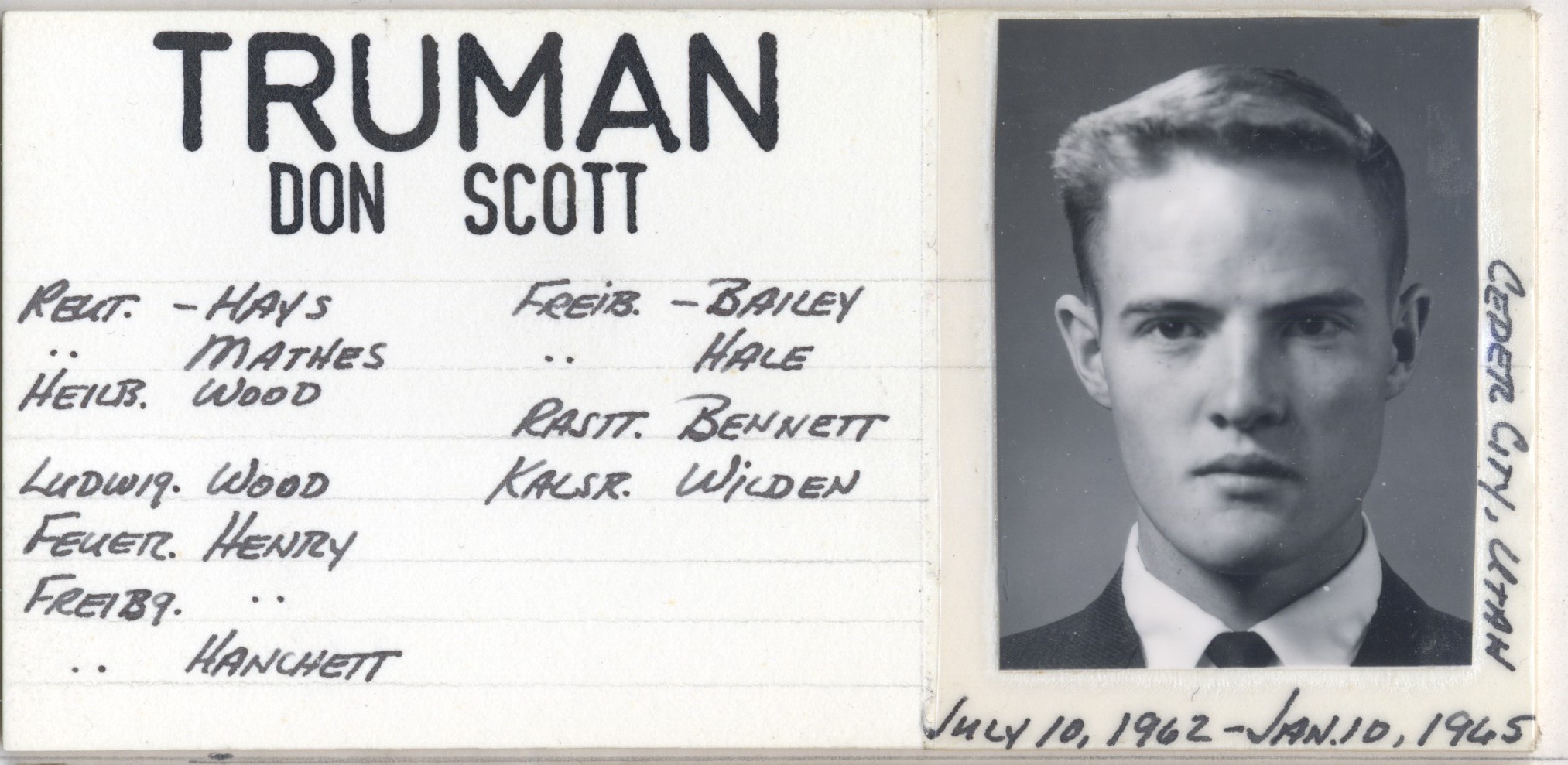 Truman, Don Scott